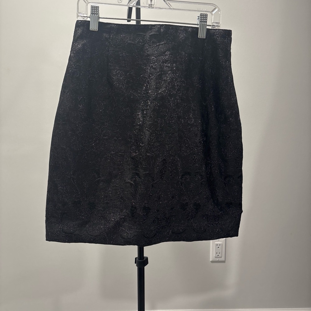 Cache Black Mini Skirt